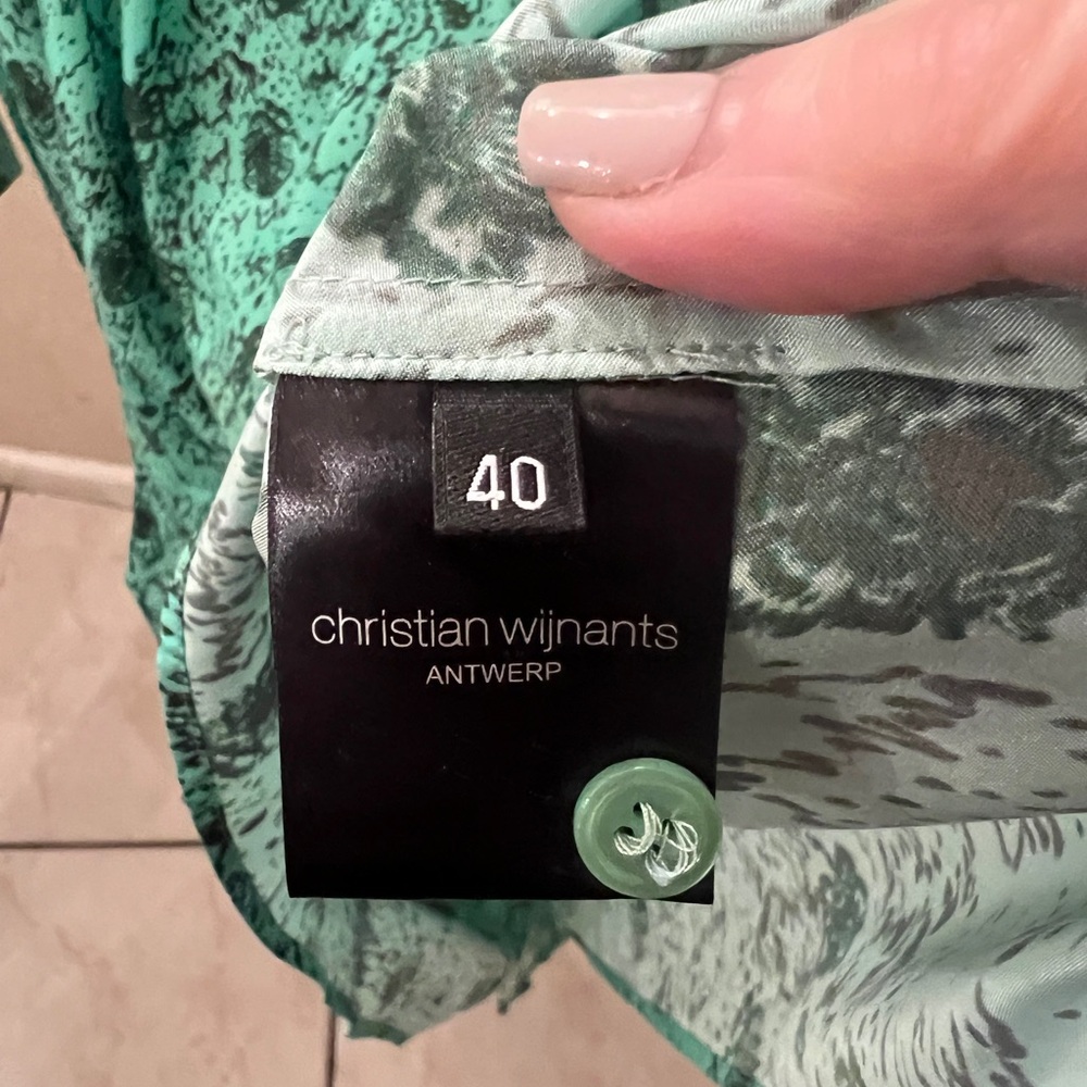 Christian Wijnants Silk Midi Dress | 100% Silk | Size 40 (US 6) - Picture 3 of 6